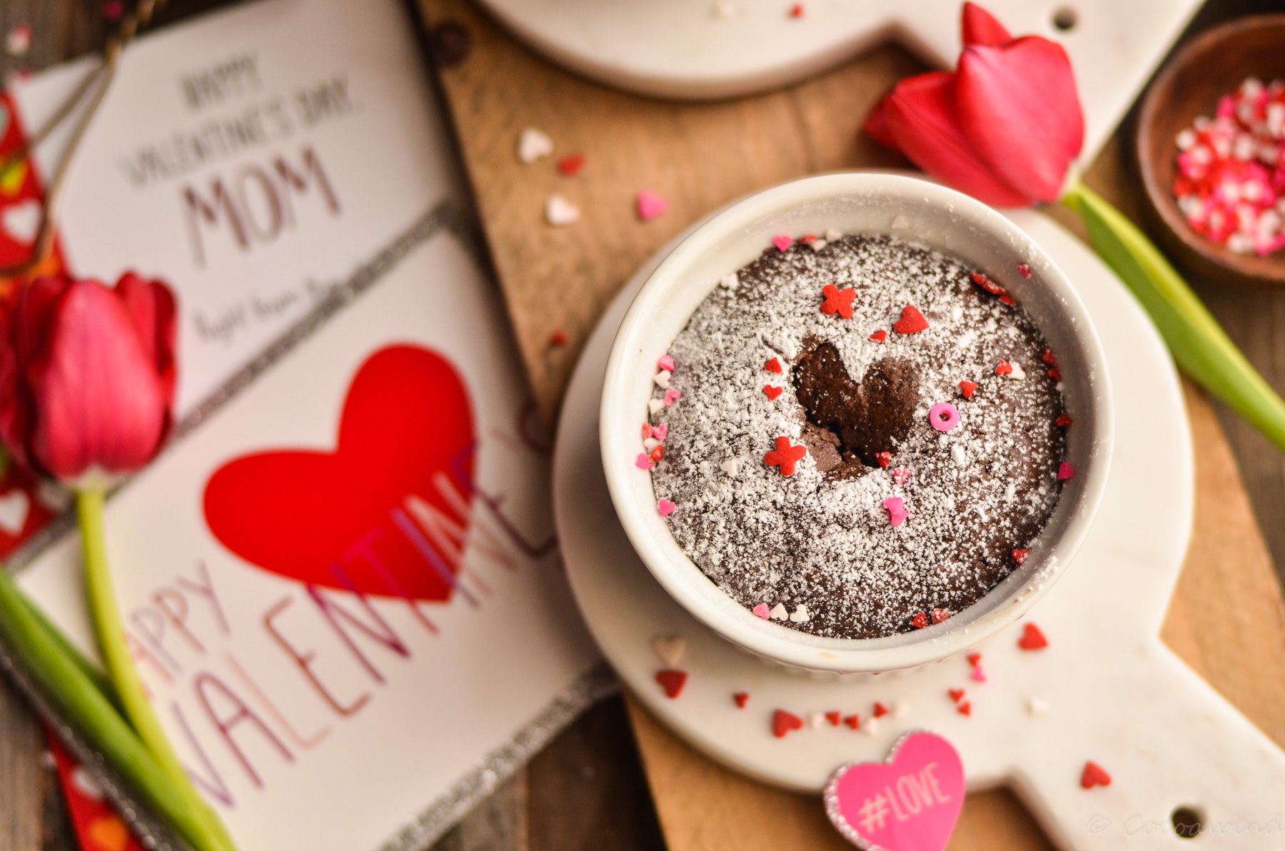 Fudgy Brownie for Two (Small Batch Brownie) - perfect Valentine's Day treat