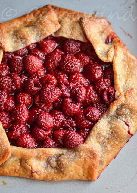 Semi-homemade Raspberry Galette